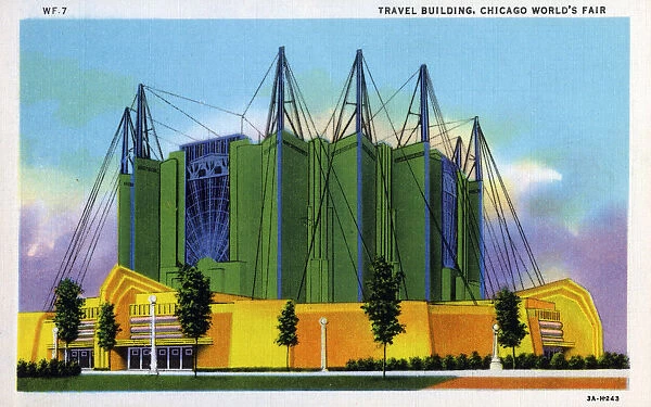 Chicago Worlds Fair 1933 - Travel Building