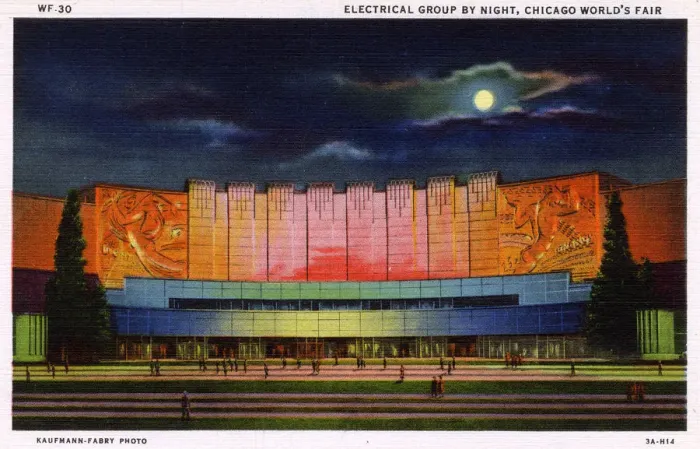 Framed Print : Chicago Worlds Fair - Electrical Group Framed Print : Chicago Worlds Fair - Electrical Group