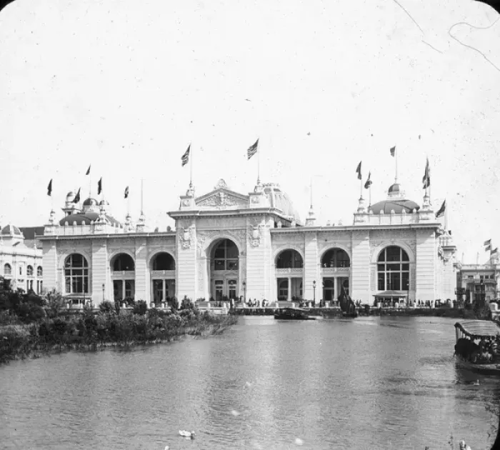 Framed Print : Chicago Worlds Fair - Mining Building Framed Print : Chicago Worlds Fair - Mining Building