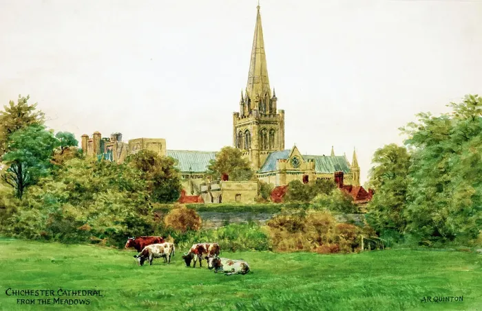 Framed Print : Chichester Cathedral, West Sussex Framed Print : Chichester Cathedral, West Sussex