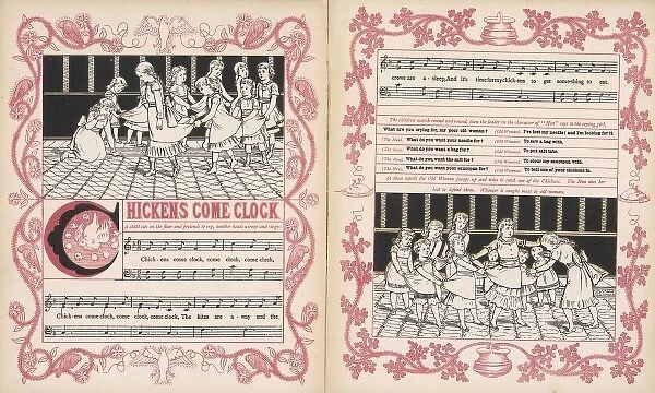 Chickens Come Clock, words and music
