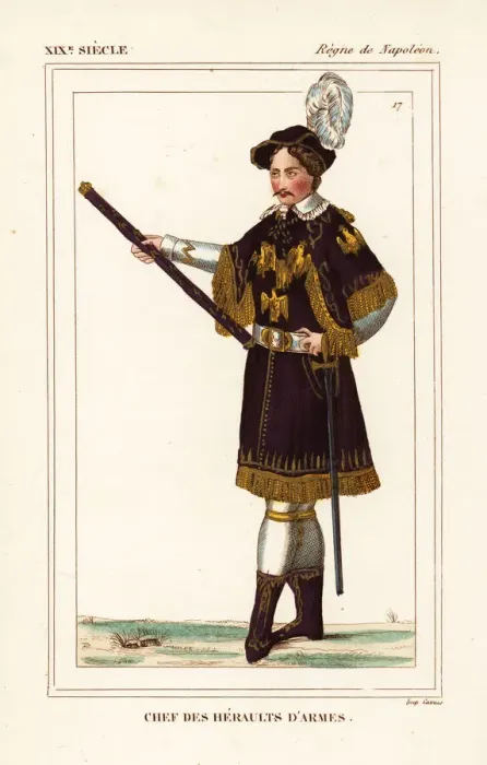 Framed Print : Chief Herald of Arms, Napoleonic era Framed Print : Chief Herald of Arms, Napoleonic era