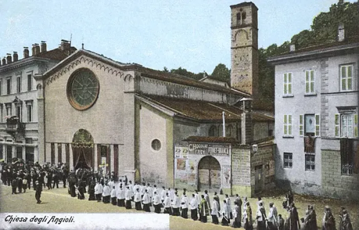 Framed Print : Chiesa di Angeli, Lugano, Switzerland
