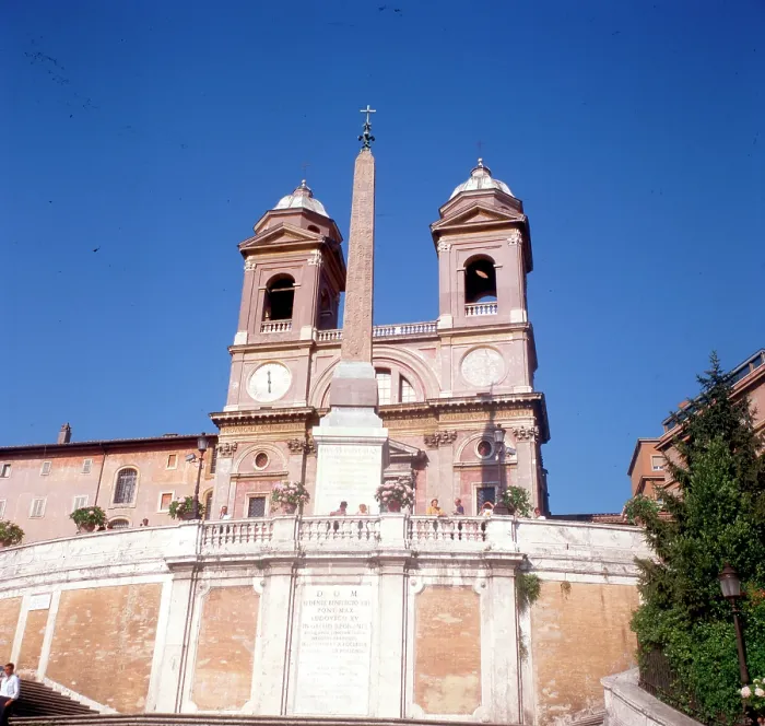 Framed Print : Chiesa e Convento di Trinita dei Monti Framed Print : Chiesa e Convento di Trinita dei Monti