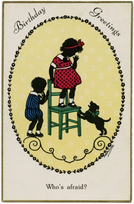 Framed Print : Child on Chair and Dog Framed Print : Child on Chair and Dog