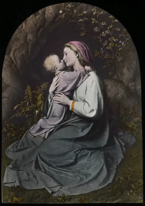 Framed Print : Child Christ and his Mother Framed Print : Child Christ and his Mother
