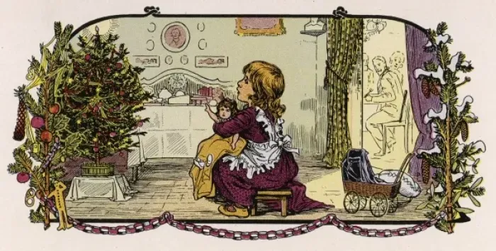 Framed Print : Child, Dolly, Tree