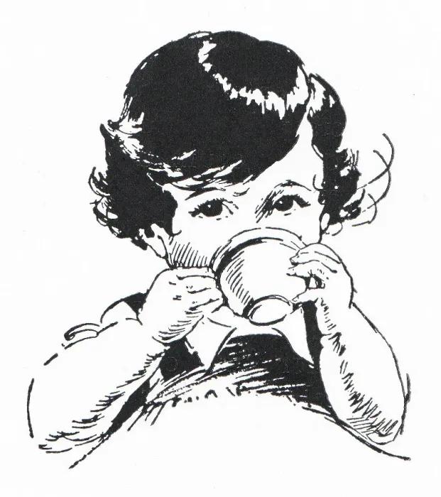 Framed Print : Child Drinking Framed Print : Child Drinking
