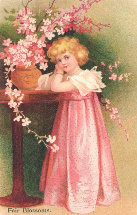 Framed Print : Child & Flowers Framed Print : Child & Flowers