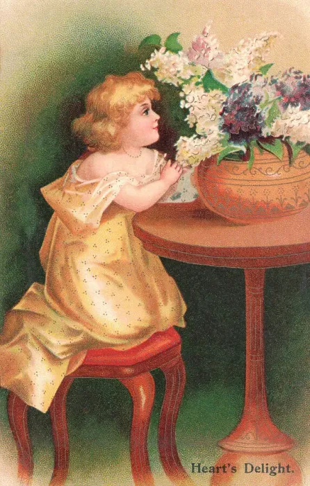 Framed Print : Child & Flowers Framed Print : Child & Flowers