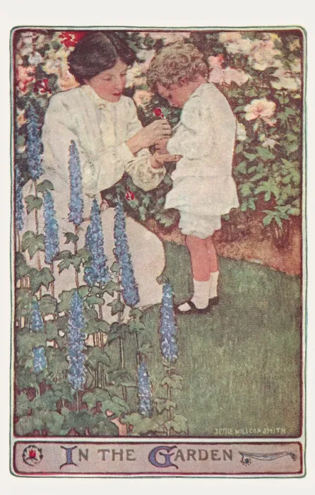 Framed Print : Child in a Garden Framed Print : Child in a Garden