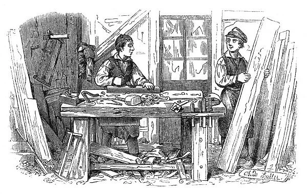 Child labour in carpenters shop