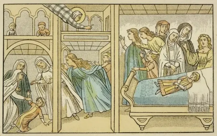 Framed Print : Child Restored to Life Framed Print : Child Restored to Life