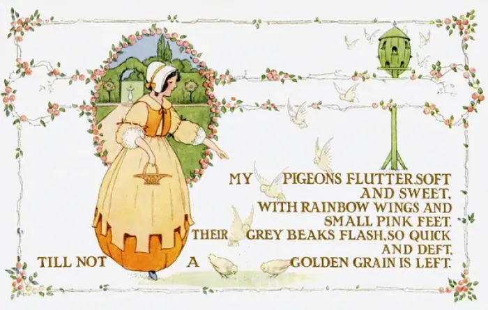 Framed Print : Children in a beautiful garden Framed Print : Children in a beautiful garden