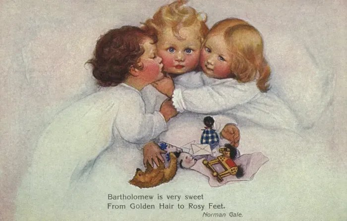 Framed Print : Children at bedtime Framed Print : Children at bedtime