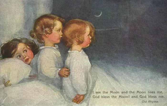 Framed Print : Children at bedtime Framed Print : Children at bedtime