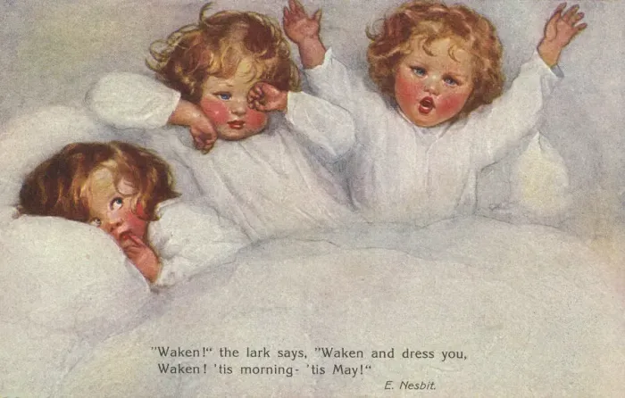 Framed Print : Children at bedtime Framed Print : Children at bedtime