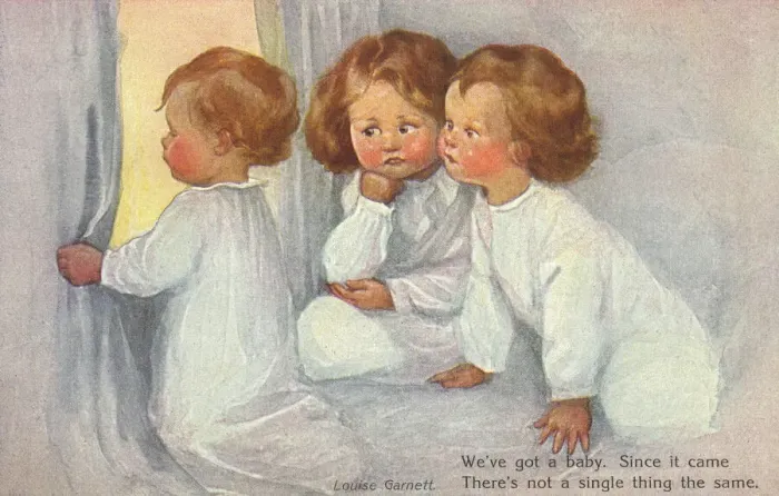 Framed Print : Children at bedtime Framed Print : Children at bedtime