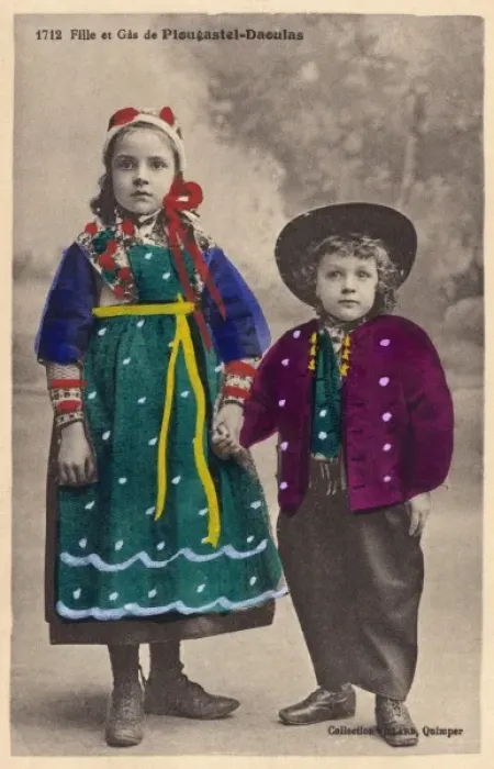 Framed Print : Children from Brittany Framed Print : Children from Brittany