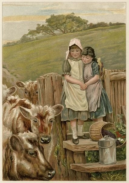 Children and Cows 1890