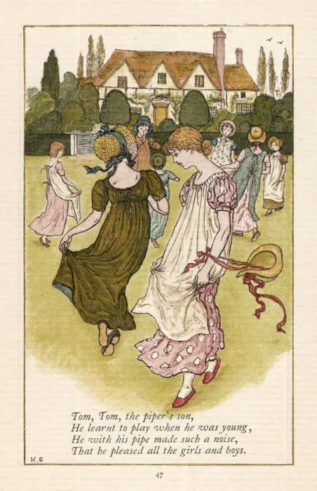 Framed Print : Children Dancing 1881 Framed Print : Children Dancing 1881