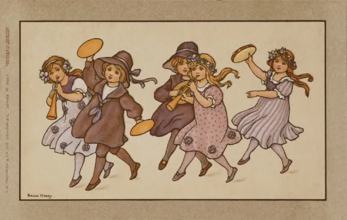 Framed Print : Children dancing Framed Print : Children dancing