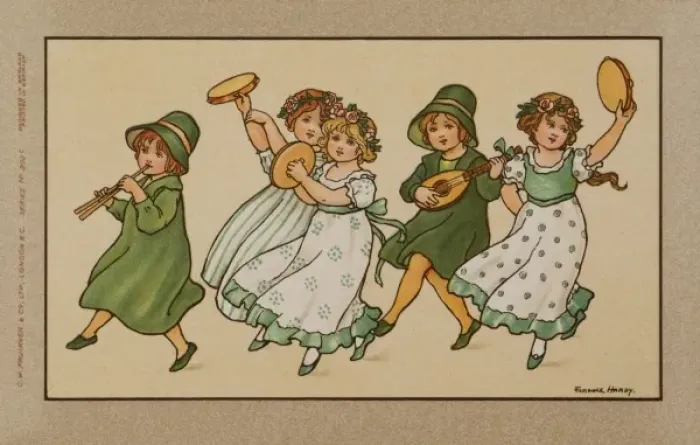 Framed Print : Children dancing Framed Print : Children dancing