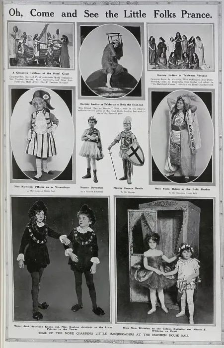 Framed Print : Children dressed for the Mansion House Ball Framed Print : Children dressed for the Mansion House Ball