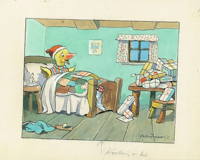 Framed Print : Children, Duck, Postcard, Presents Framed Print : Children, Duck, Postcard, Presents