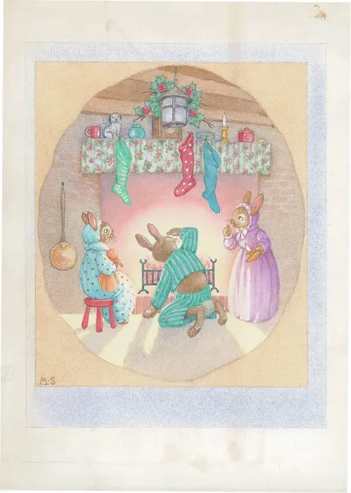 Framed Print : Children Fairies Pixies Children's Postcard design Framed Print : Children Fairies Pixies Children's Postcard design