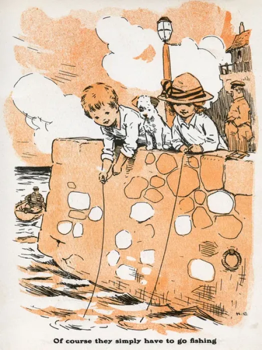 Framed Print : Children fishing Framed Print : Children fishing