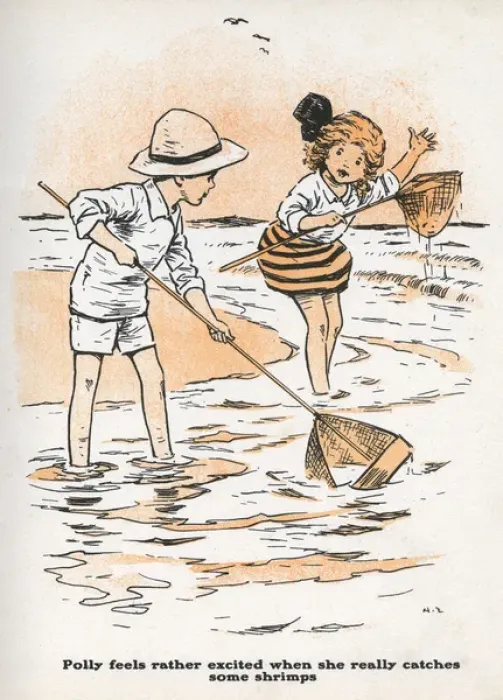 Framed Print : Children fishing while on holiday Framed Print : Children fishing while on holiday