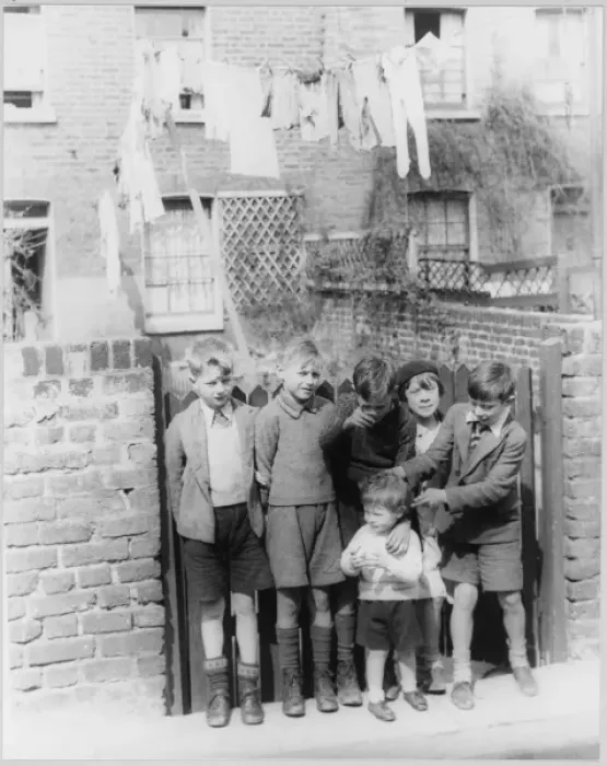 Framed Print : Children at Garden Gate Framed Print : Children at Garden Gate