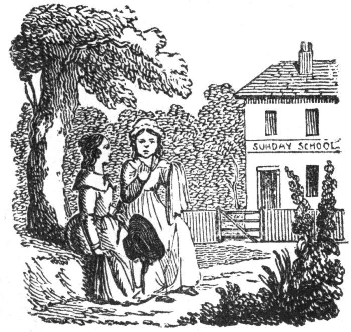 Framed Print : Children going to school, c. 1800 Framed Print : Children going to school, c. 1800