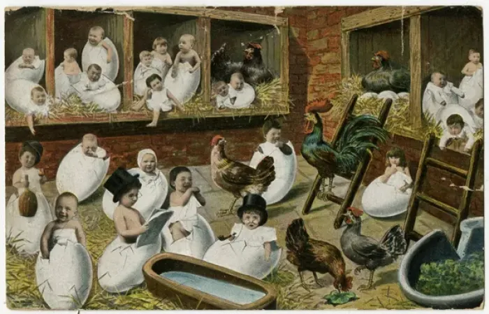 Framed Print : Children Hatch out 1905 Framed Print : Children Hatch out 1905