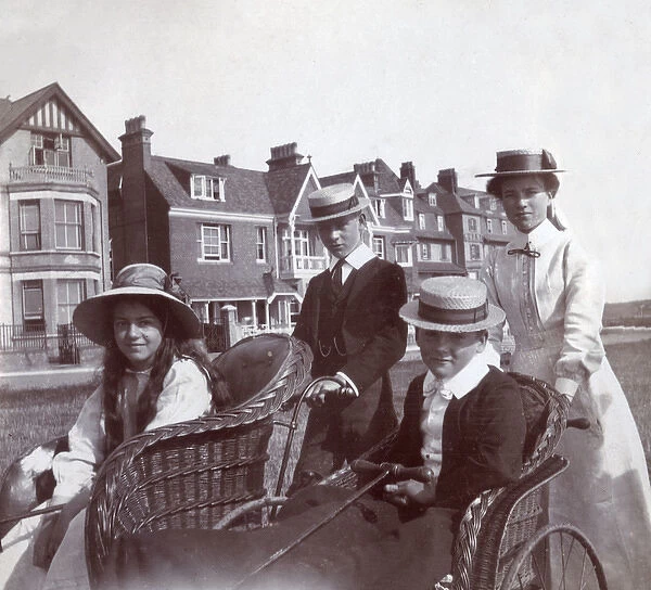 Children on holiday, Southwold, Suffolk
