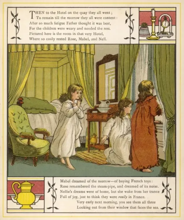 Framed Print : Children in Hotel Room Framed Print : Children in Hotel Room
