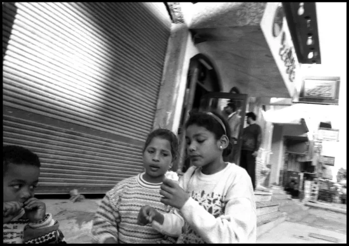 Framed Print : Children with ice cream Alexandria, Egypt Framed Print : Children with ice cream Alexandria, Egypt