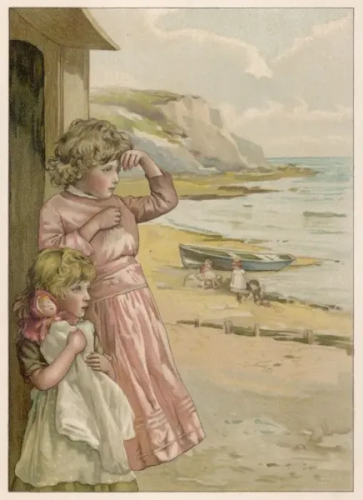 Framed Print : Children / Look out to Sea Framed Print : Children / Look out to Sea