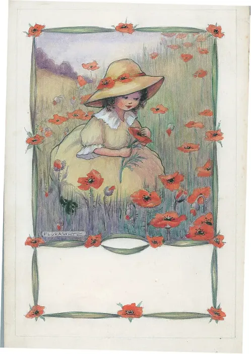 Framed Print : Children (Months of the Year - Painting) Framed Print : Children (Months of the Year - Painting)