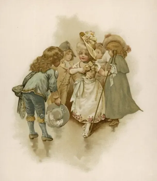 Framed Print : Children / Party 1891 Framed Print : Children / Party 1891