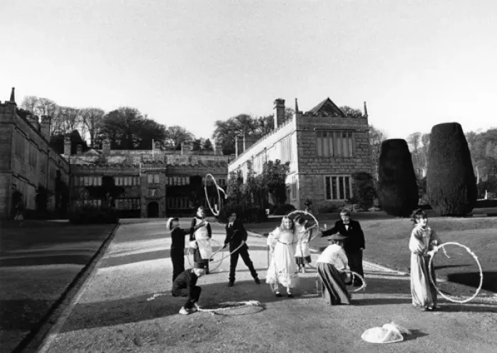 Framed Print : Children in period costume, Lanhydrock House, Cornwall Framed Print : Children in period costume, Lanhydrock House, Cornwall