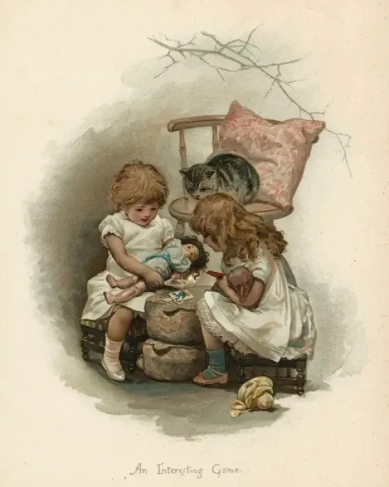 Framed Print : Children Play Card Game Framed Print : Children Play Card Game