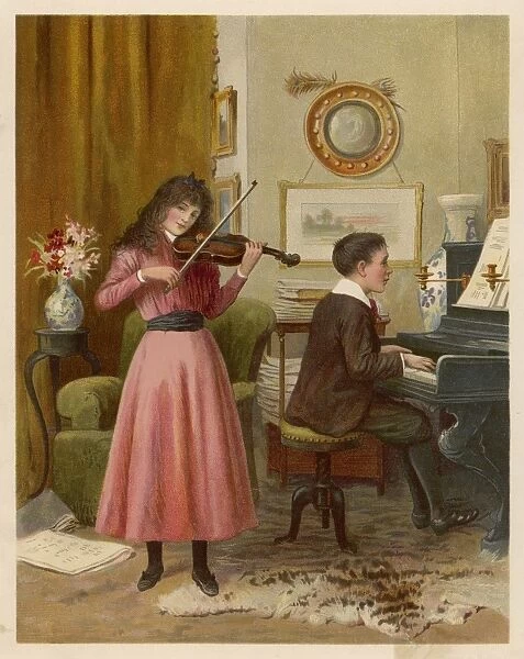 Children Play Duet