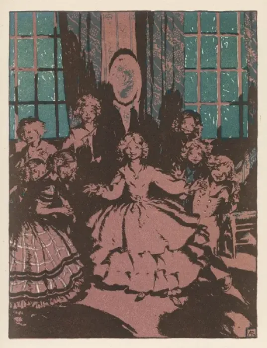 Framed Print : Children Playing 1922