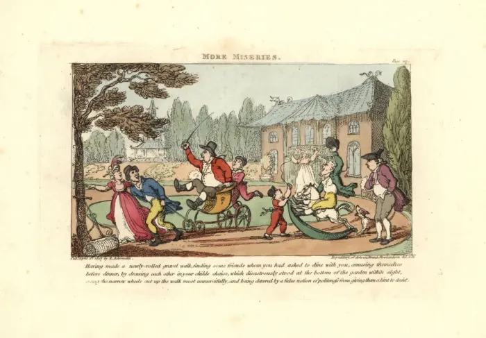 Framed Print : Children playing on carts cutting up a newly-rolled Framed Print : Children playing on carts cutting up a newly-rolled