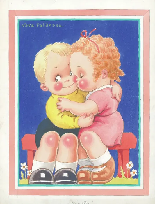 Framed Print : Children playing - domestic settings - humorous card Framed Print : Children playing - domestic settings - humorous card