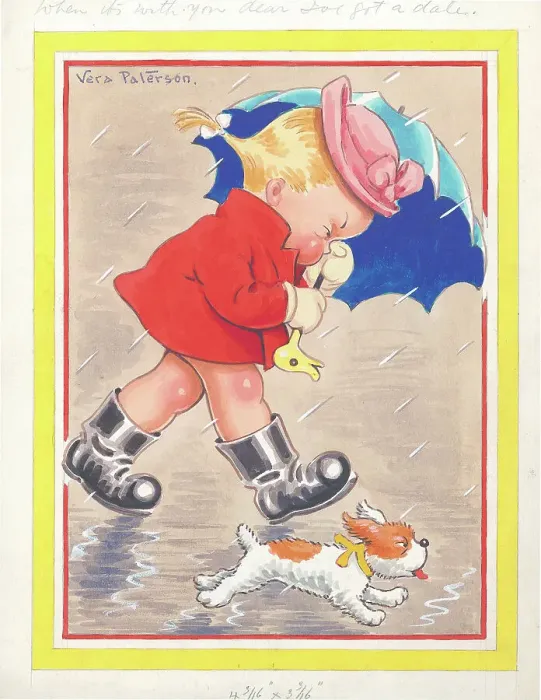 Framed Print : Children playing - domestic settings - humorous card Framed Print : Children playing - domestic settings - humorous card
