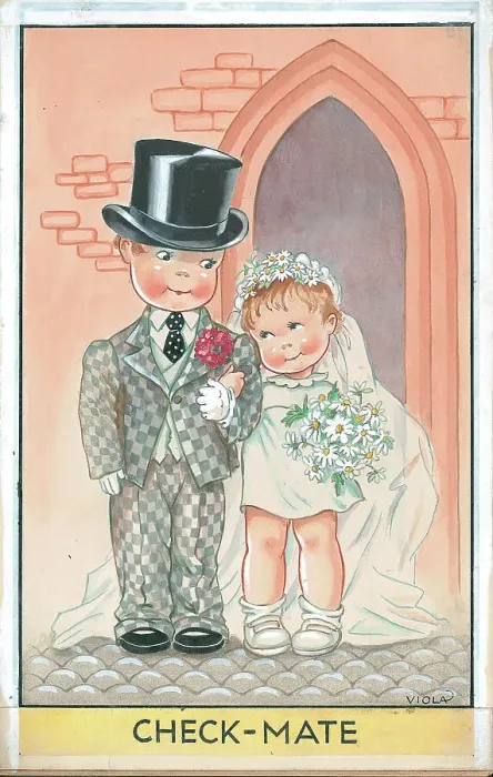 Framed Print : Children playing - domestic settings - humorous card Framed Print : Children playing - domestic settings - humorous card