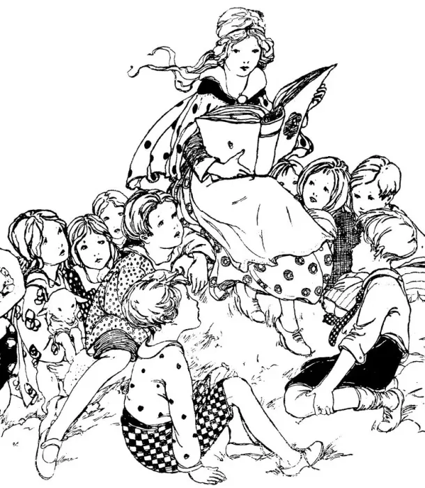 Framed Print : Children reading Framed Print : Children reading